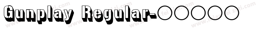 Gunplay Regular字体转换
